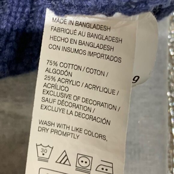 Fair Isle Quarter Zip Men's Sweater Size XL - Picture 5 of 8